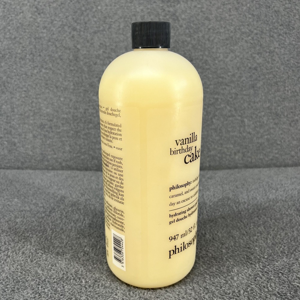 Philosophy Vanilla Birthday Cake Shampoo Shower Gel Bubble Bath Jumbo 32 Fl Oz - Picture 5 of 11